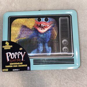 Dented Poppy Playtime Lenticular Lunchbox Bundle with 4 Exclusive Items Series 1